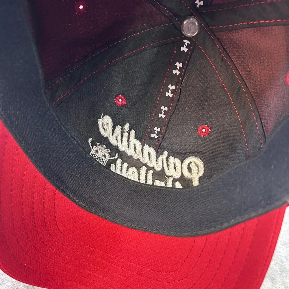 Paradise Valley Youth Red Under Armour Hat Junior Golf Adjustable OSFA